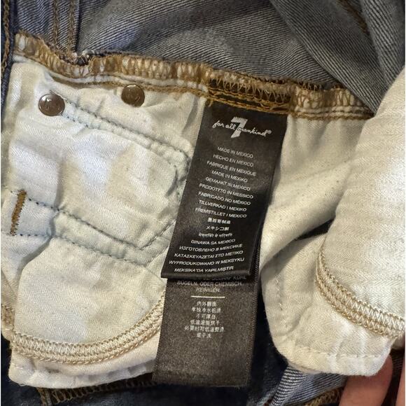 7 for All Mankind Tailorless Dojo Jeans, Women’s Size 26 - Picture 8 of 11